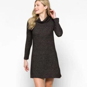 Stitch Fix Market & Spruce Skye Cowl Neck Cozy Hacci Dress Womens Large Gray